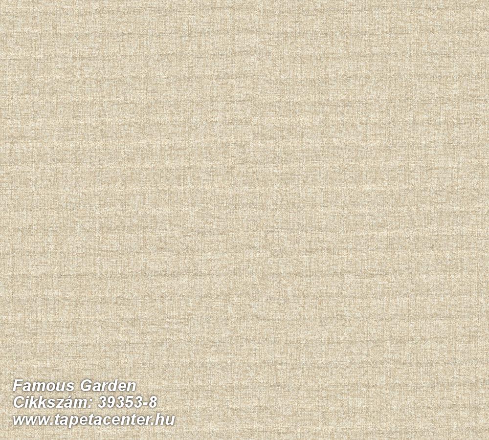 Egyszínű,textil hatású,bézs-drapp,illesztés mentes,súrolható,vlies tapéta 